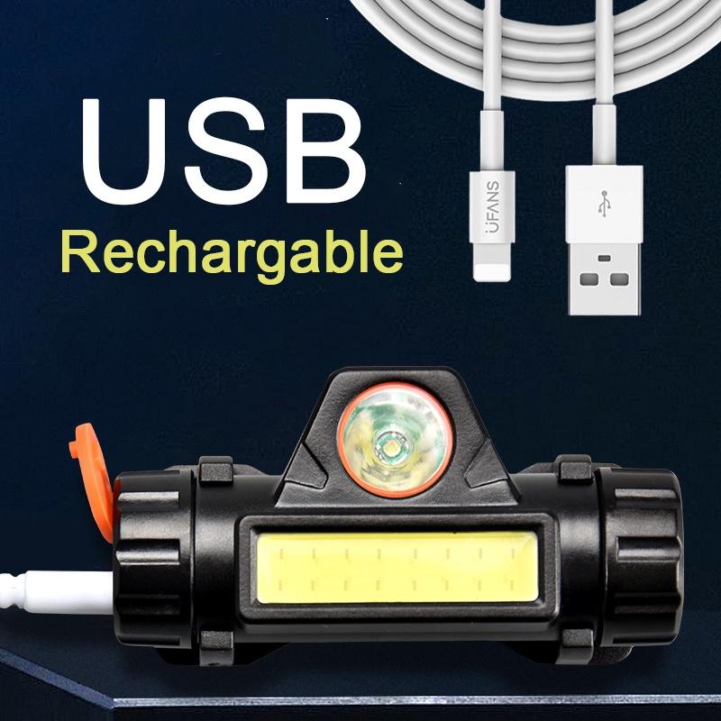 Đèn LED XPE COB Đeo Đầu Đa Năng Có Thể Sạc Lại Cho Hoạt Động Ngoài Trời