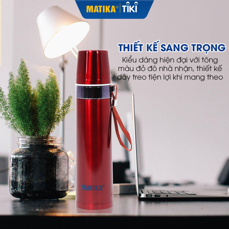 Bình Giữ Nhiệt Inox MATIKA MTK-HC5700 Dung Tích 700ml - Hàng Chính Hãng