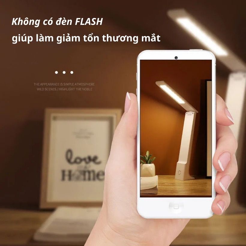 Đèn Học Để Bàn LED Chống Cận Thị, 3 Chế Độ Làm Việc, Học Tập , Máy Tính , Cảm Ứng Tích Điện Thông Minh