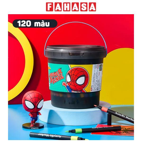 Hộp 120 Bút Lông Màu Acrylic Spider-Man - Ume A60241A1-120
