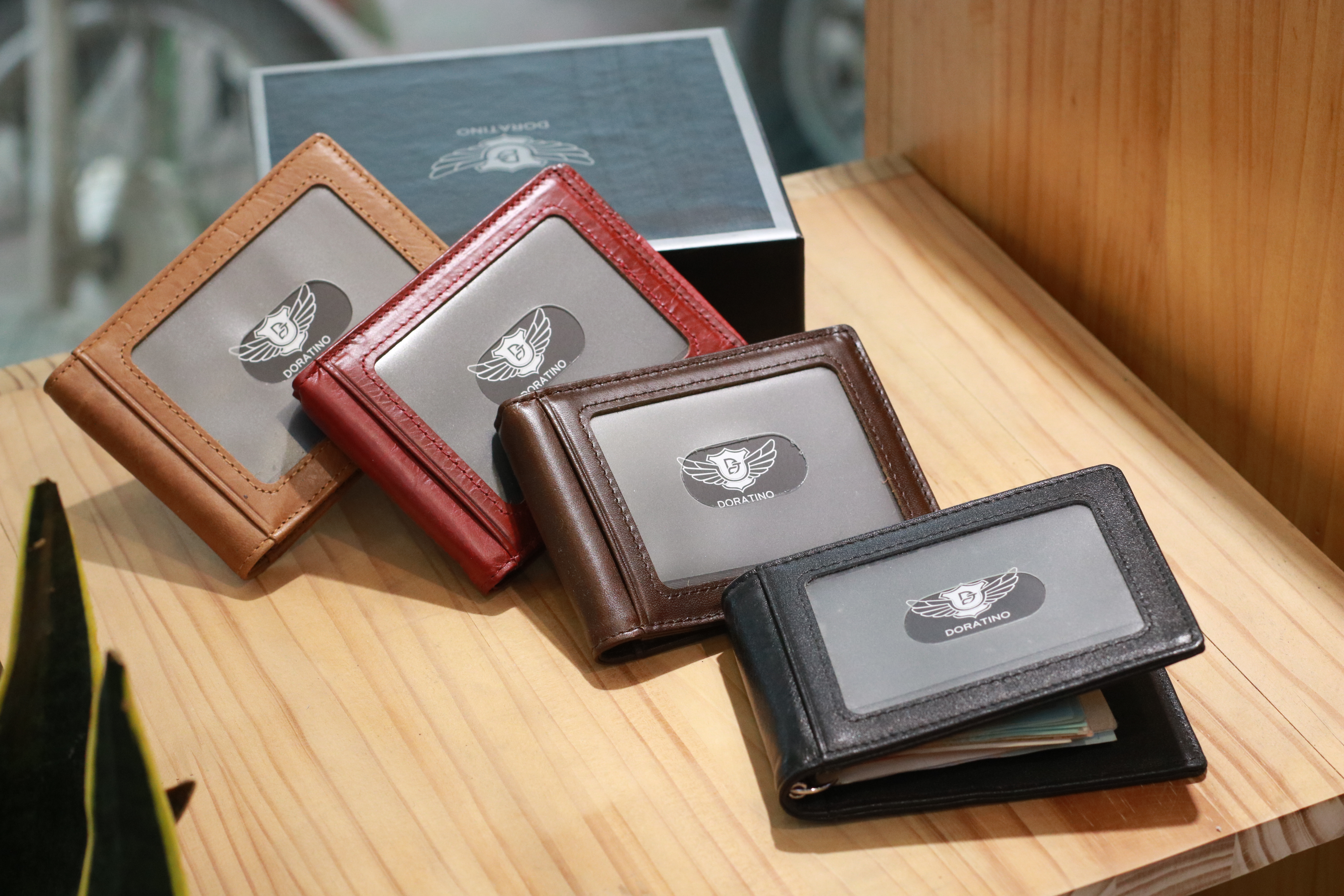 Ví Kẹp Tiền Dáng Ngang Money Clip Ví Mini