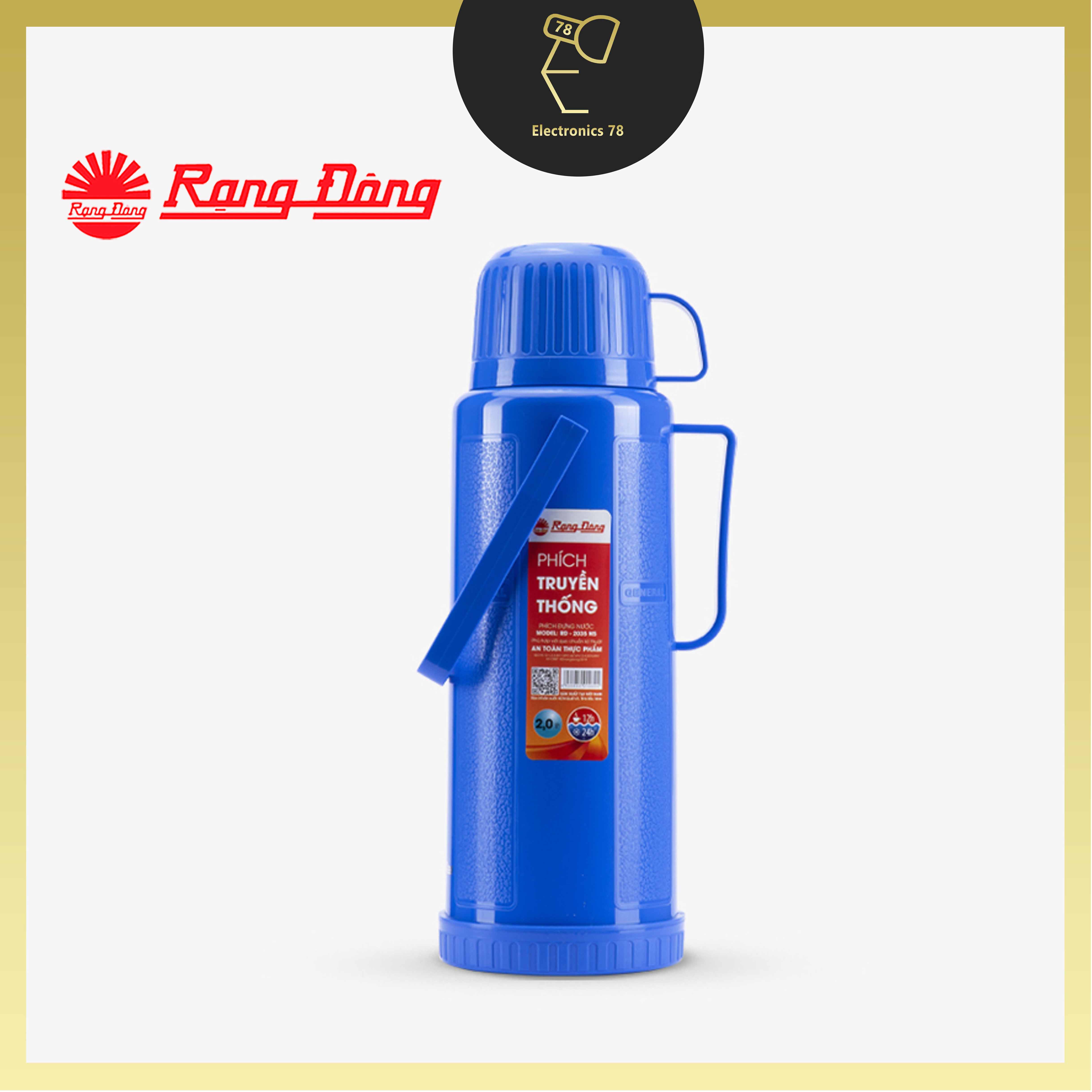 Phích giữ nhiệt, Bình thủy 2.0L Rạng Đông - 2035 N5