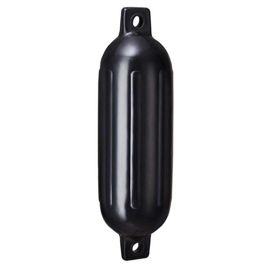 Ribbed Marine Boat  Bumper  Protection Black