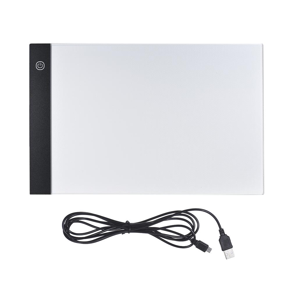 Bảng điều khiển ánh sáng LED siêu mỏng Tranh vẽ hỗ trợ USB Độ sáng có thể điều chỉnh vô cấp -A4