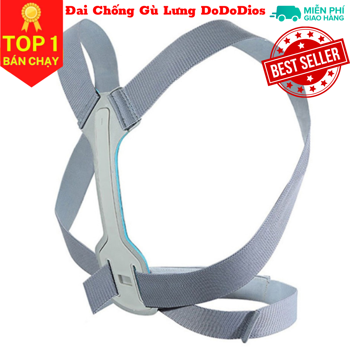 đai chống gù lưng cho trẻ em mi04 Cân Nặng Từ 15kg Đến 40Kg mi04 - chính hãng DoDoDios