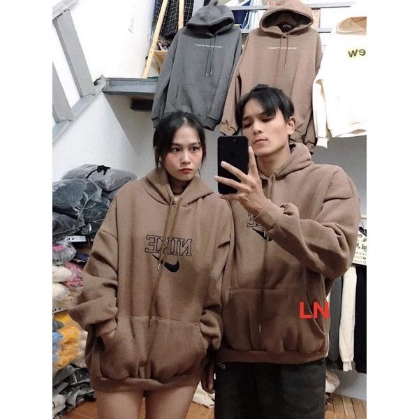 Áo hoodie chữ Nai rỗng phẩy DA6