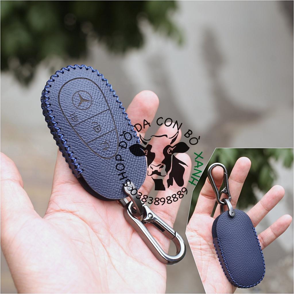 Bao da dành cho chìa khoá Mec S-Class W223 , Bao da dành cho chìa khoá Mercedes handmade da thật 003