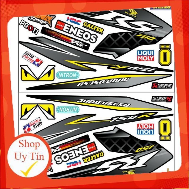 Tem sonic RS 150R tặng logo