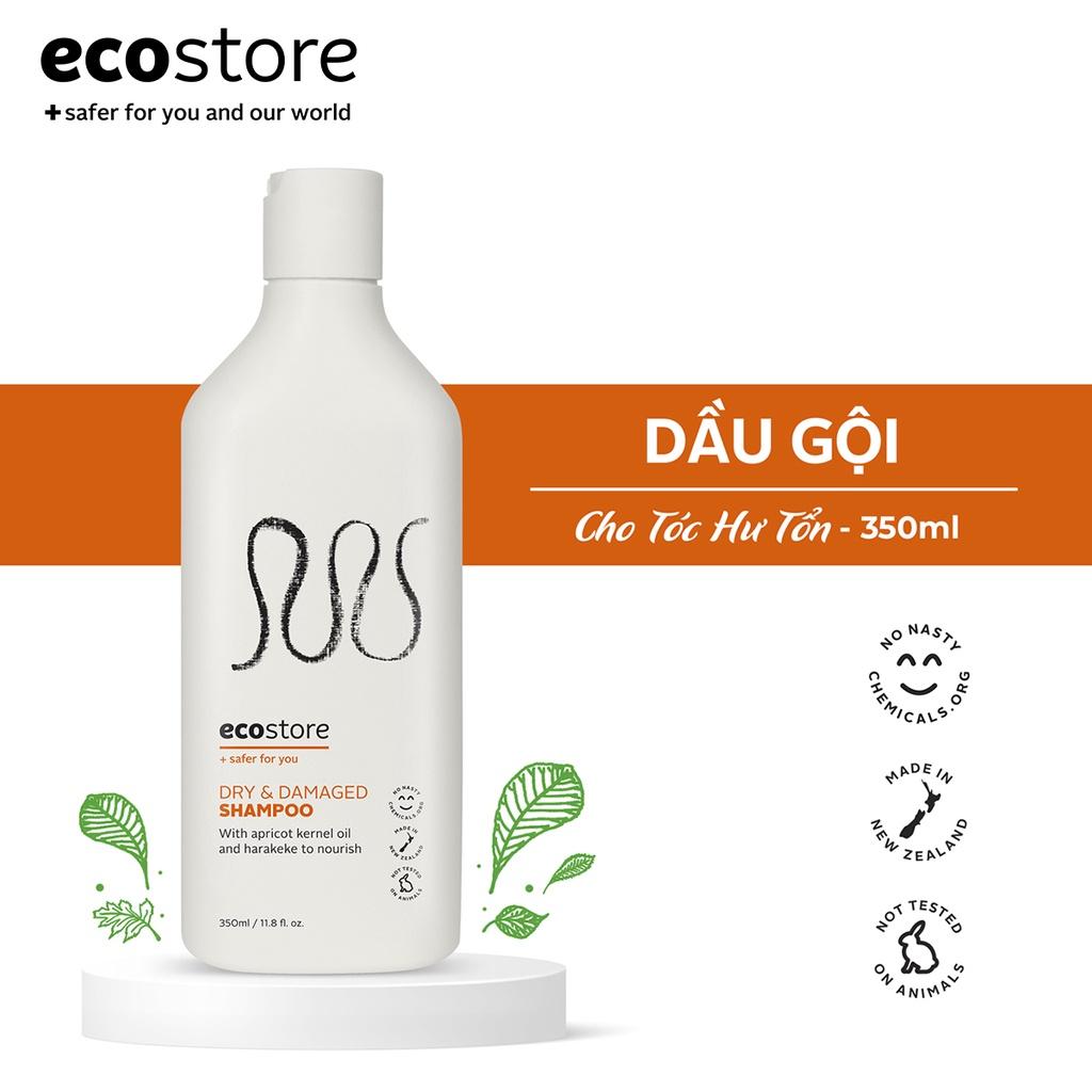 Ecostore Dầu gội dành cho tóc hư tổn gốc thực vật 350ml (Dry &amp;amp; Damaged Shampoo