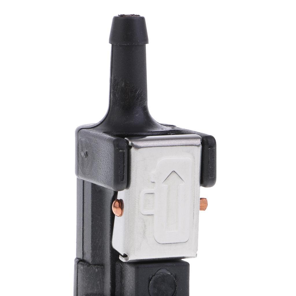 2  Line Tank Connector for  Outboard Motor Engine 6mm Hose Black