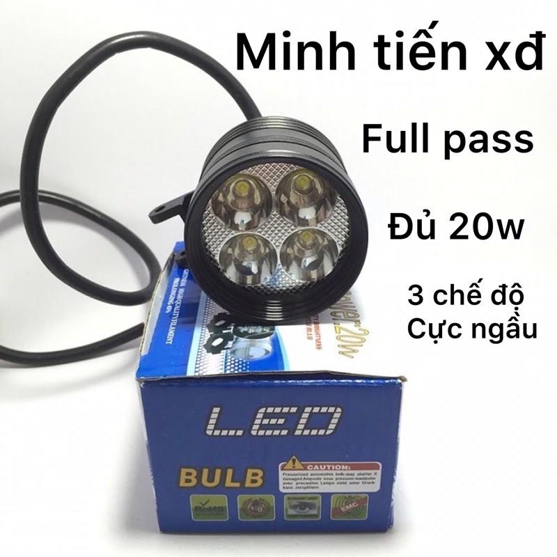 Đèn l4 ngắn 3 chế độ 20w ( Đủ pass gắn)