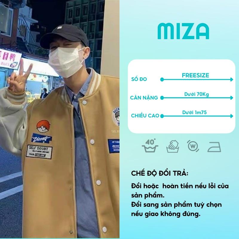 Áo khoác bomber nỉ bông nam nữ unisex gió jacket cúc bấm form rộng local brand ulzzang phong cách hàn quốc đep 2 cậu bé