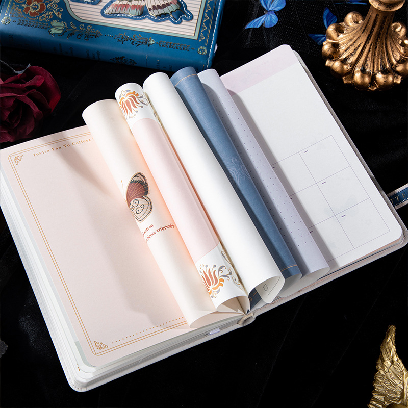 Sổ tay phong các cổ điển siêu thực - sổ nhật kí phong cách tân cổ điển vintage -  thích hợp làm quà tặng