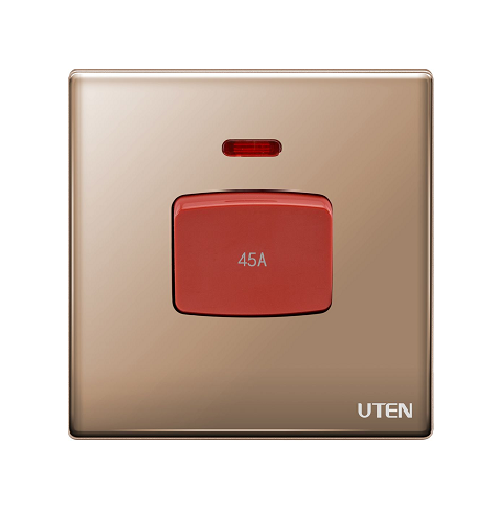 Công tắc 45A Uten mặt vuông
