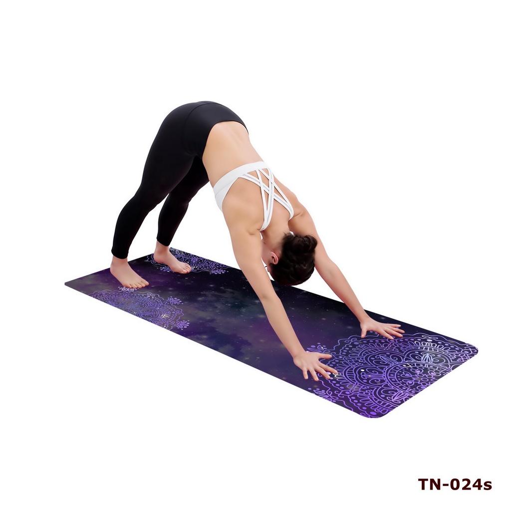 Thảm Yoga Giá Rẻ Chất Liệu Vải Nỉ Thấm Hút Tốt Kích Thước 80x180cm Độ Dày 4.5mm Có Nhiều Mẫu - TN-0824