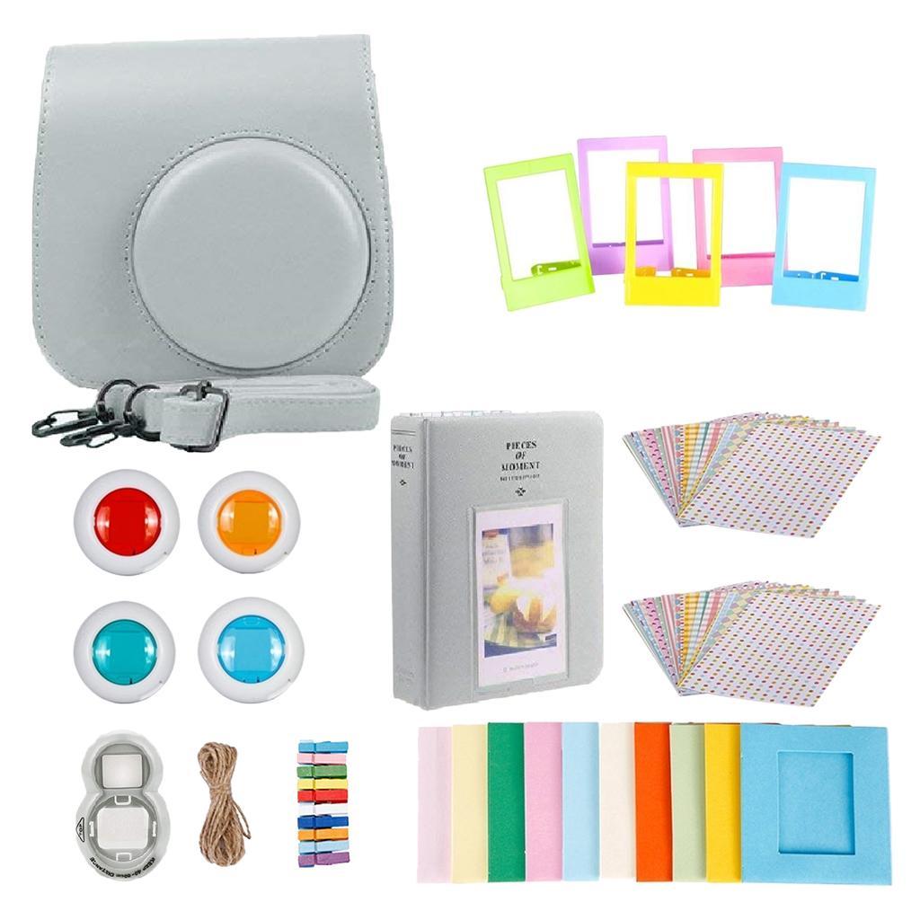 For   Mini 9 Camera PU Case Close up Lens Gift Set
