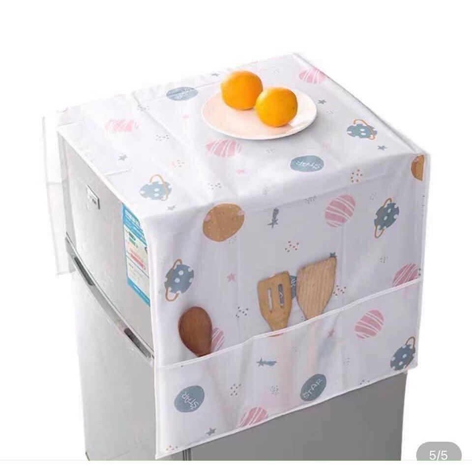 Tấm Phủ Bảo Vệ Tủ Lạnh Có Túi 2 Bên