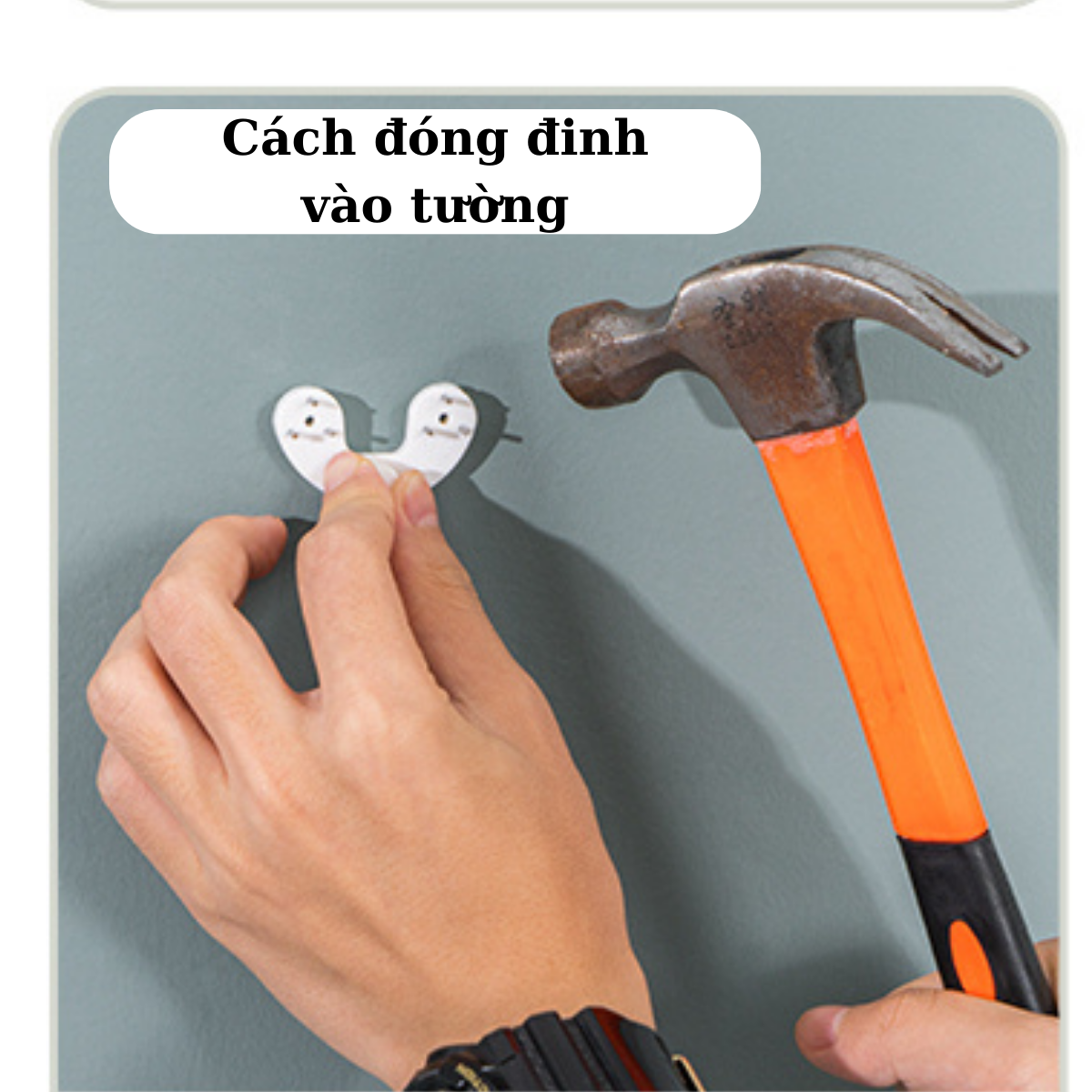 Đinh Vòng Cung Ghim Tường Dola Home Móc Treo Tranh Ảnh, Đồng Hồ Đóng Tường Không Cần Khoan