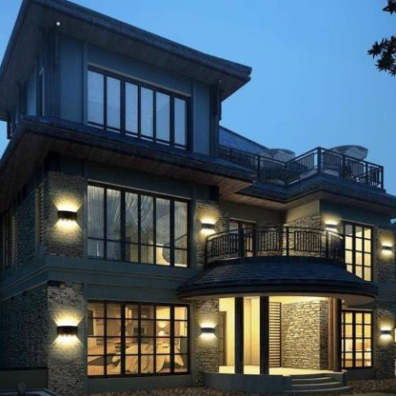 Đèn trang trí hắt tường 2 đầu 6w và 8w chống nước - Decor lighting