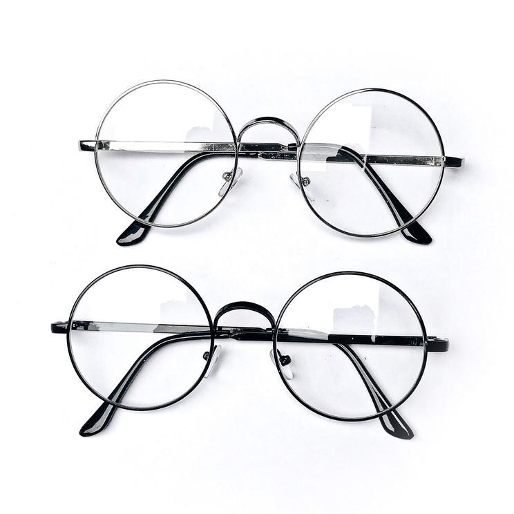 Gọng kính tròn Nobita Glasses, mắt kính gọng tròn, kính thời trang Unisex