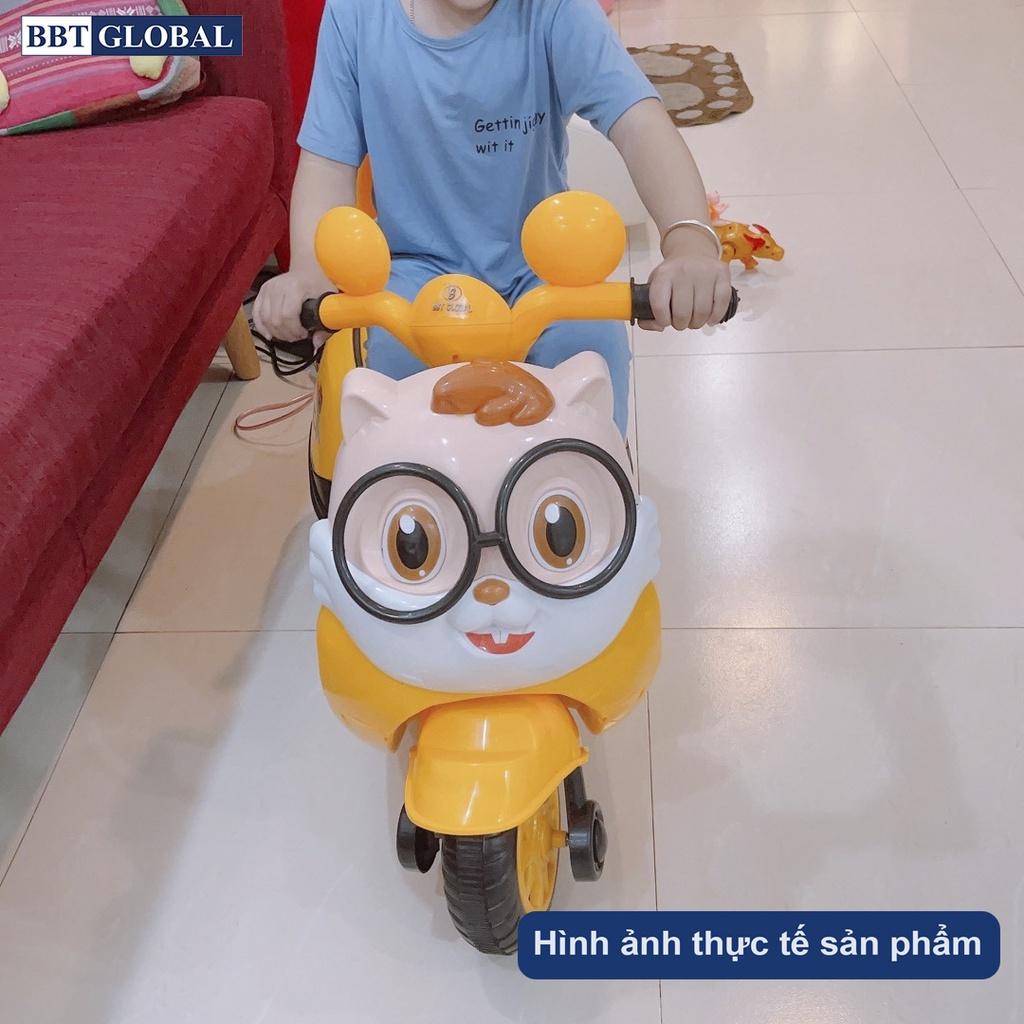 Xe máy điện trẻ em hình mèo con đáng yêu