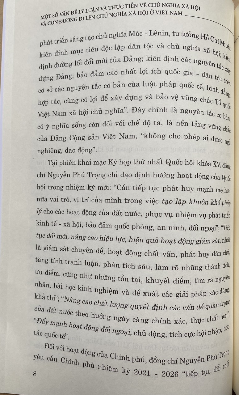 Một Số Vấn Đề Lý Luận Và Thực Tiễn Về Chủ Nghĩa Xã Hội Và Con Đường Đi Lên Chủ Nghĩa Xã Hội Ở Việt Nam
