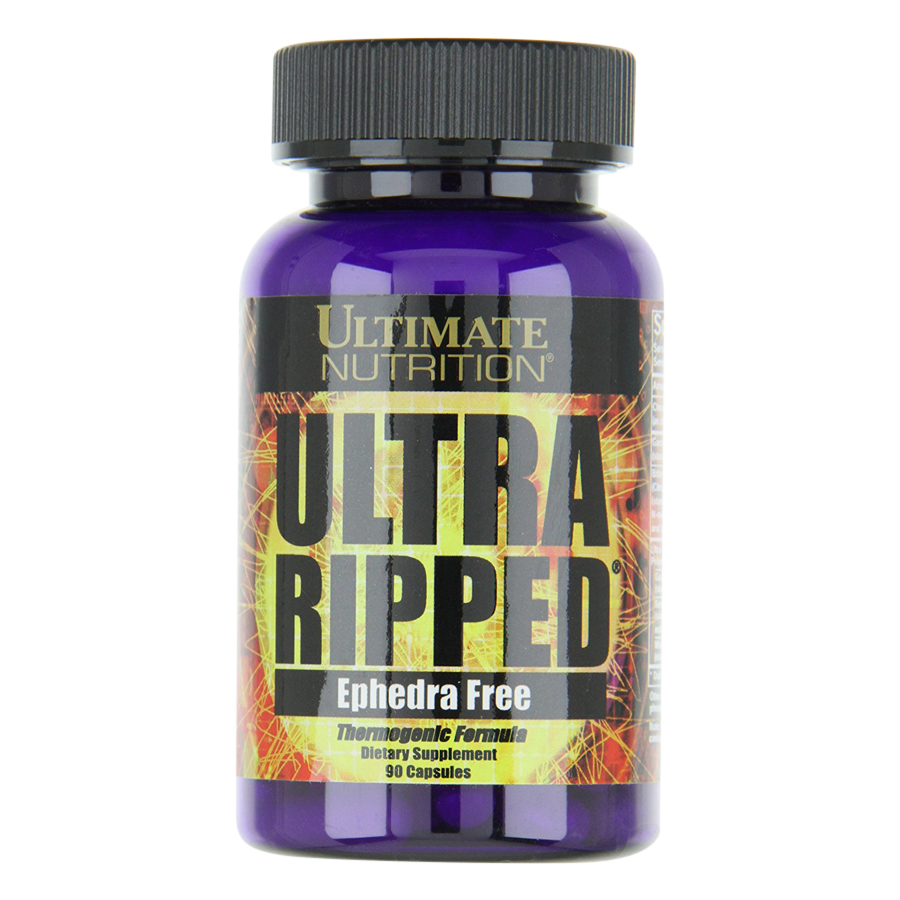 Viên uống giảm cân đốt mỡ Ultra Ripped Ultimate Nutrition - Chống oxy hóa và làm đẹp da (Lọ 90 Viên)