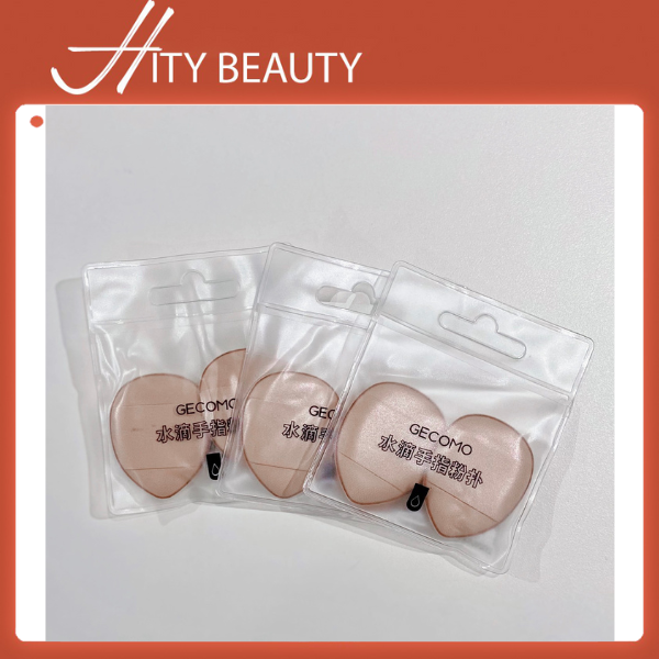 Combo túi 2 mút hình ngón tay mini tán nền, che khuyết điiểm Gecomo - Hity Beauty