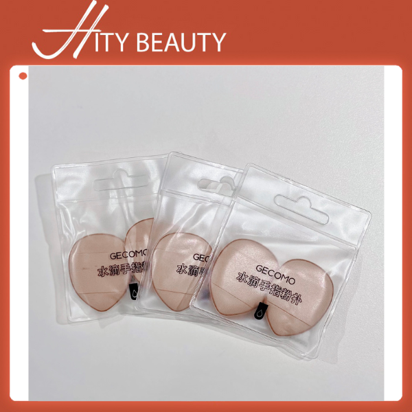 Combo túi 2 mút hình ngón tay mini tán nền, che khuyết điiểm  Gecomo - Hity Beauty