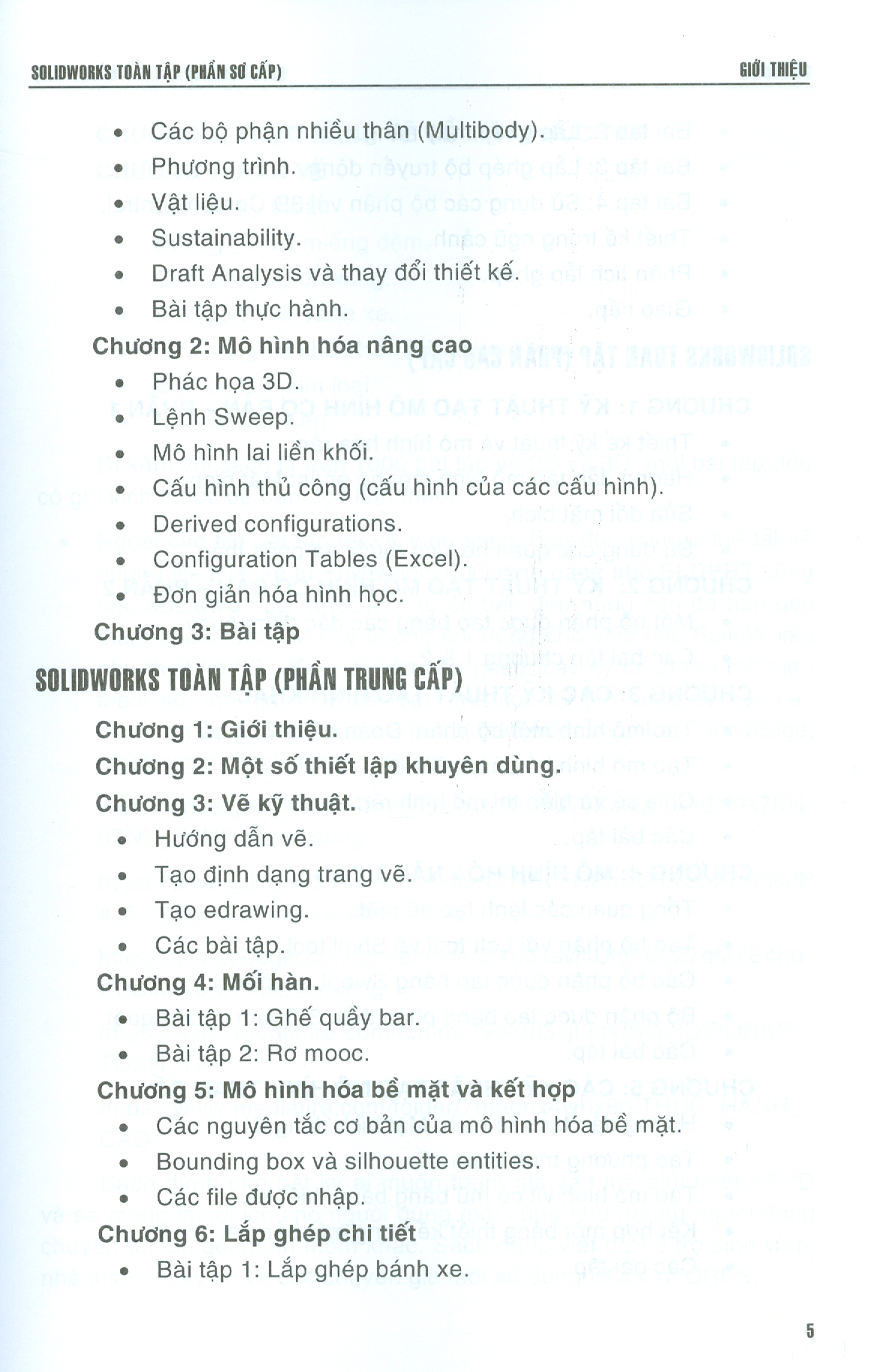 SOLIDWORKS TOÀN TẬP (Phần Sơ Cấp)