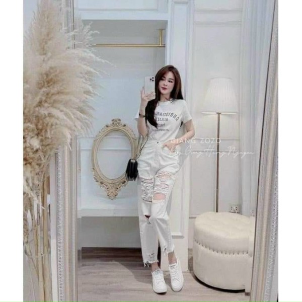 Quần Bò baggy rách