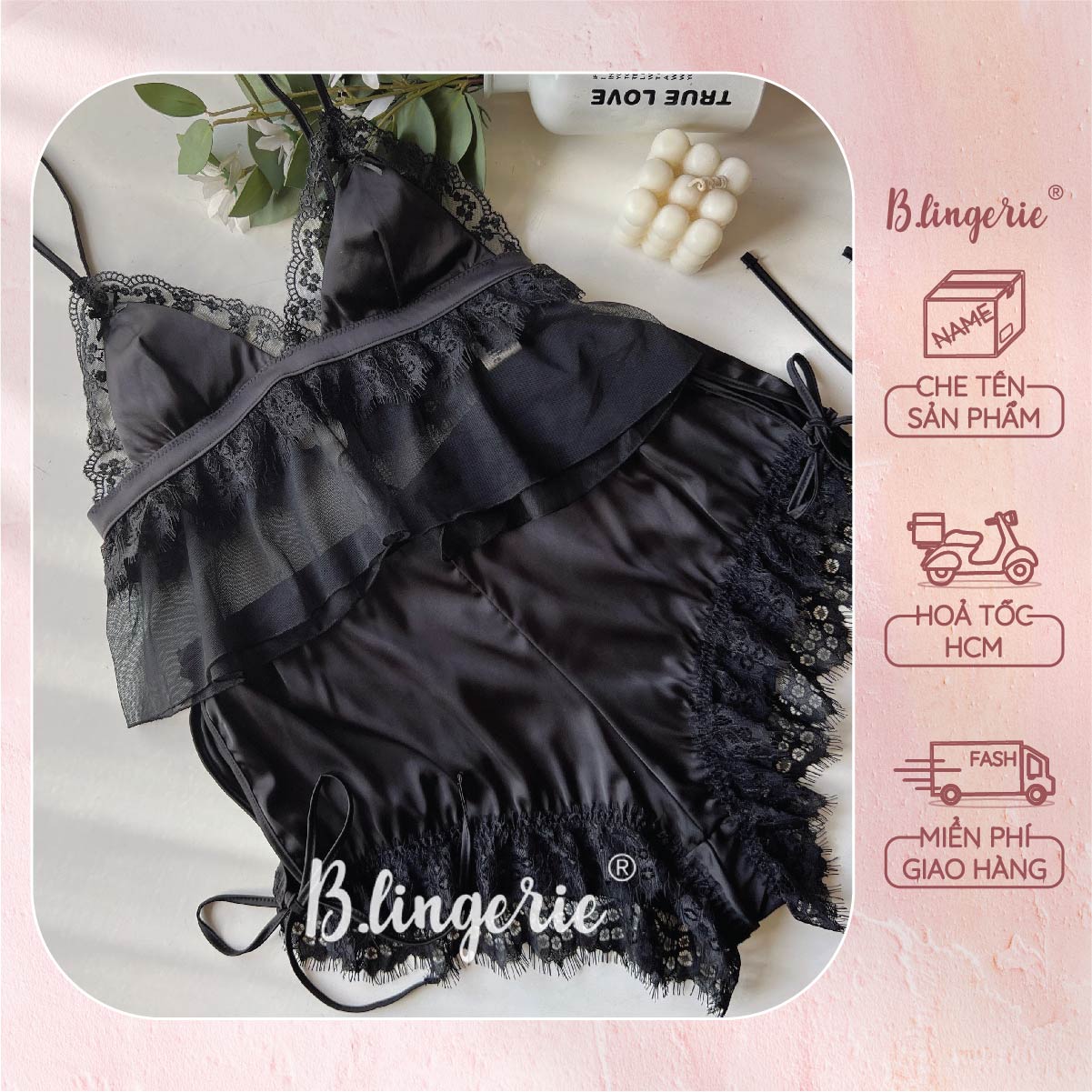 Bộ Đồ Ngủ Nữ Tính - B.Lingerie