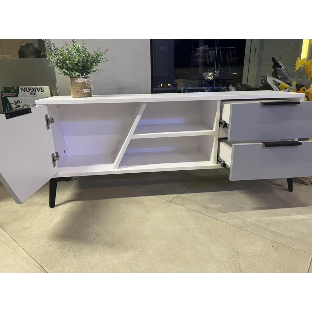 Kệ TV MDF Lõi xanh An Cường, phủ Acrylic gương bóng siêu đẹp