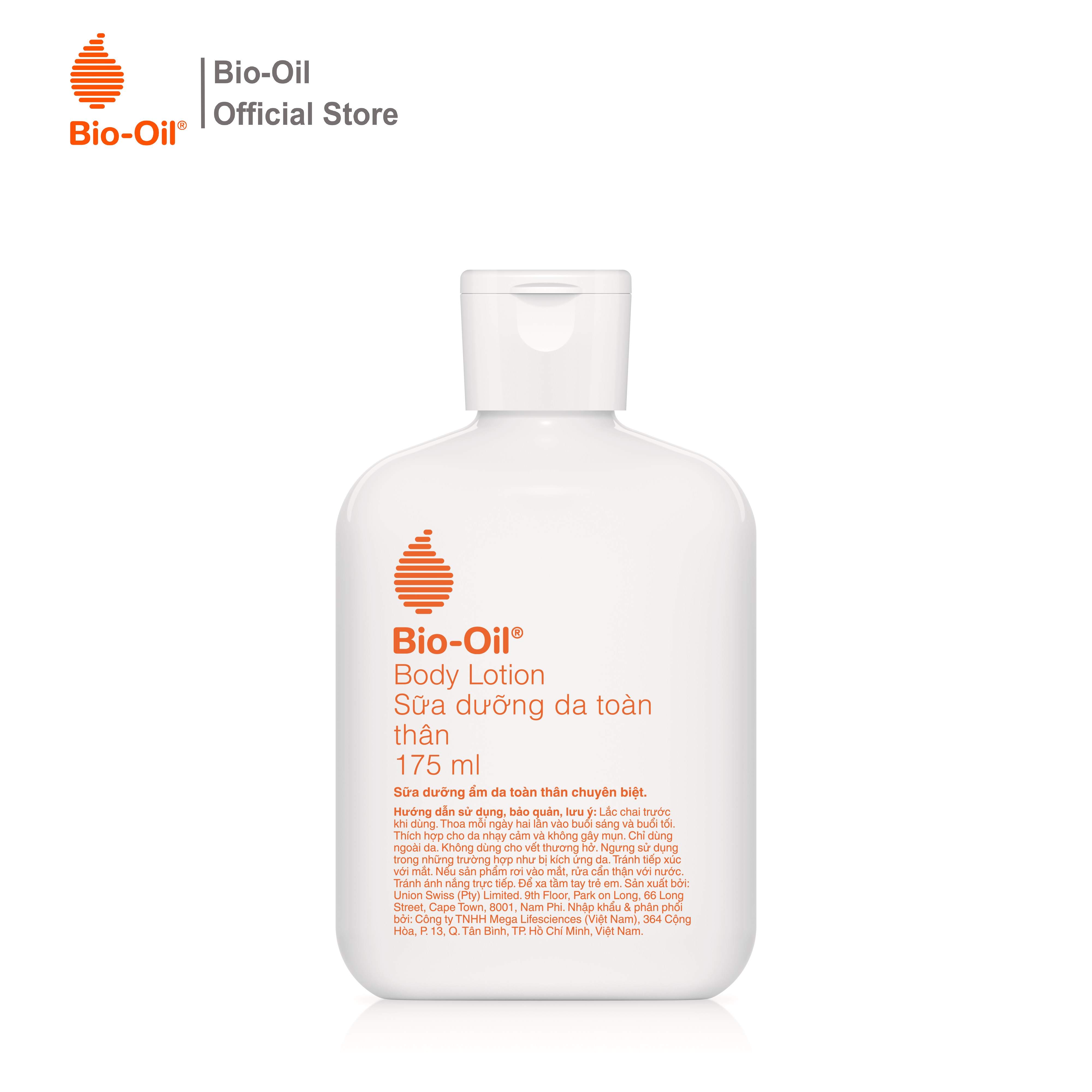 Sữa dưỡng thể siêu nhẹ không nhờn giúp nuôi dưỡng da mướt mịn - BIO-OIL BODY LOTION (chai 175ml)