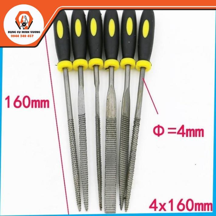 BỘ DŨA GỖ 6 CÂY TIỆN DỤNG DÀI 160mm- TN530