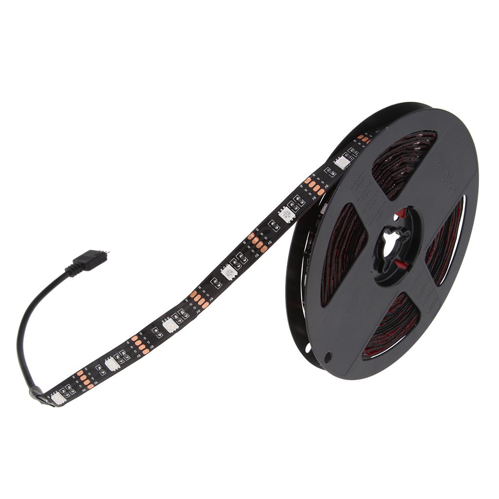 DC 5V USB LED RGB Strip Light TV Back Lighting Kit With 24-Key Remote Control - 5m