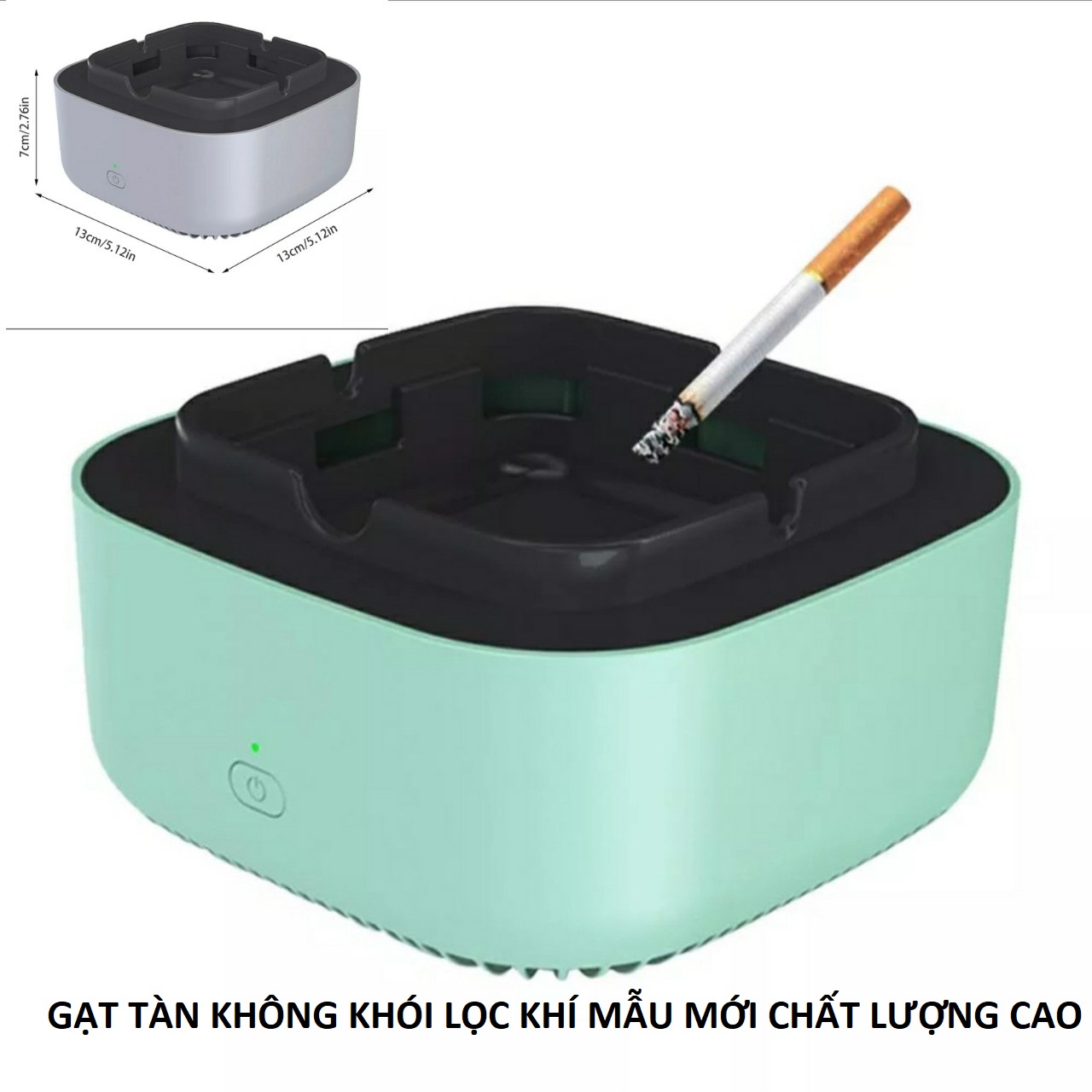 (GIÁ RẺ) Gạt tàn thuôc lá không khói có chức năng lọc không khí tạo ion tự động mẫu mới sang trọng loại tốt