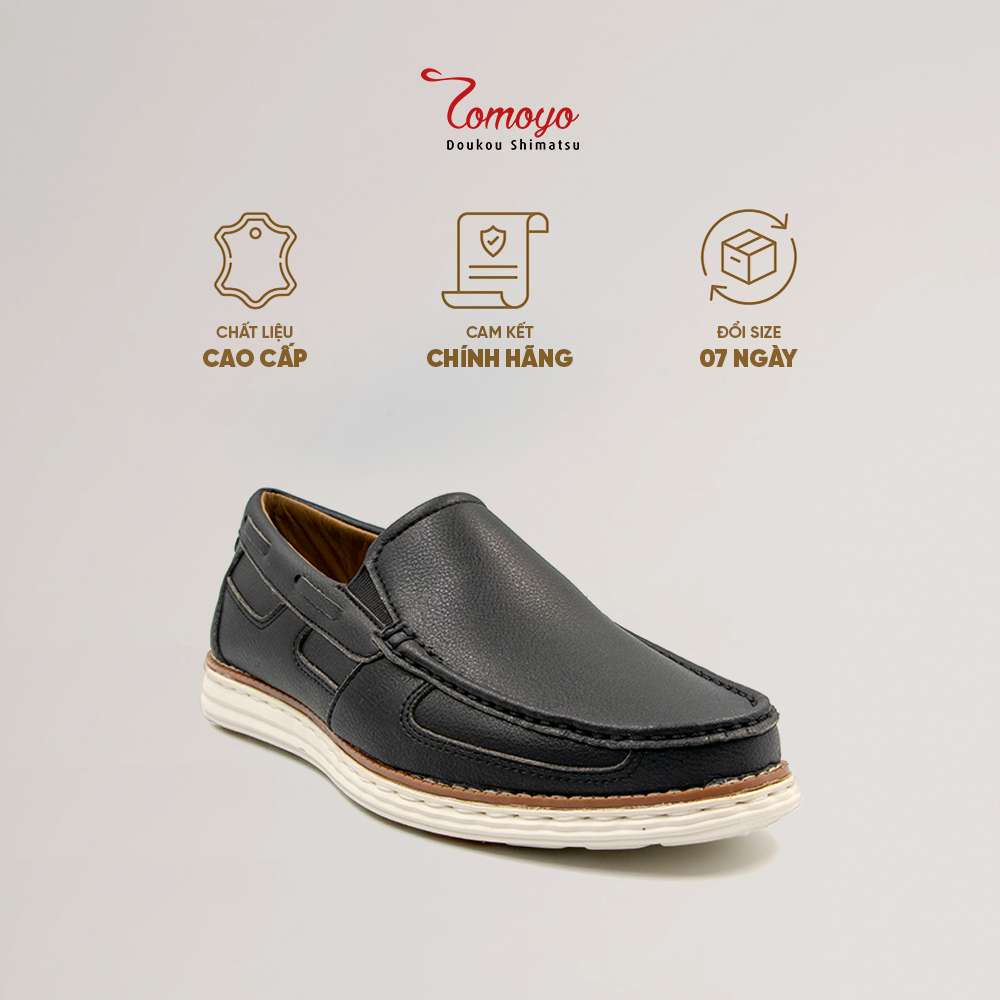 Giày Sneaker Nam Da Bò Siêu Nhẹ Tomoyo 01-T