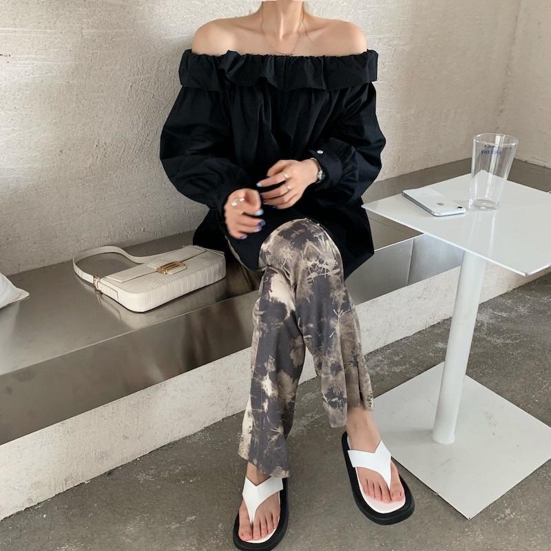 ÁO SƠ MI BẸT VAI XẺ LƯNG HÀN QUỐC