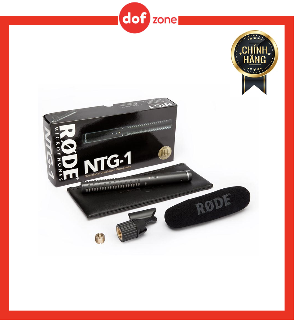 Micro thu âm Microphone Rode NTG1 - Chính hãng