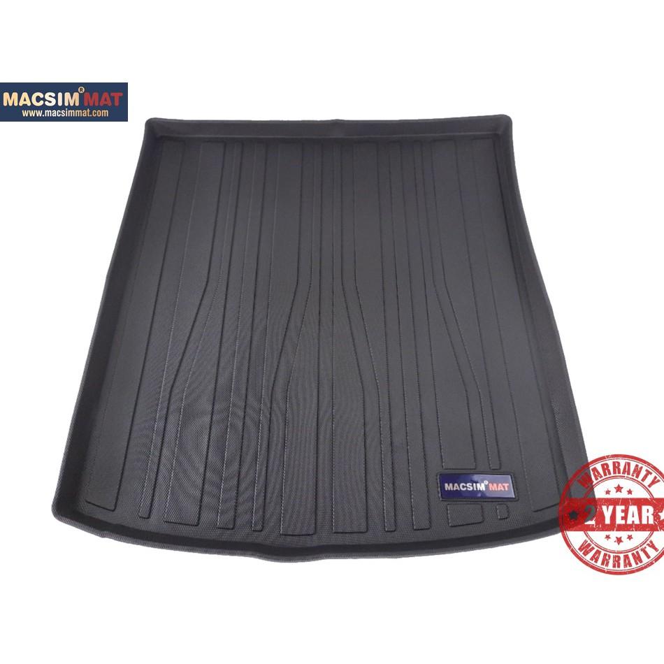 Thảm lót cốp Audi A6 2007-2013 nhãn hiệu Macsim chất liệu TPV cao cấp màu đen