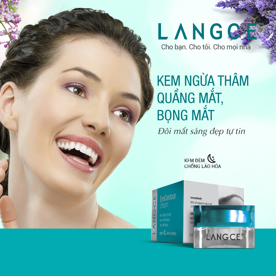 KEM NGỪA THÂM QUẦNG MẮT, BỌNG MẮT - 6ml KEM ĐÊM LANGCE