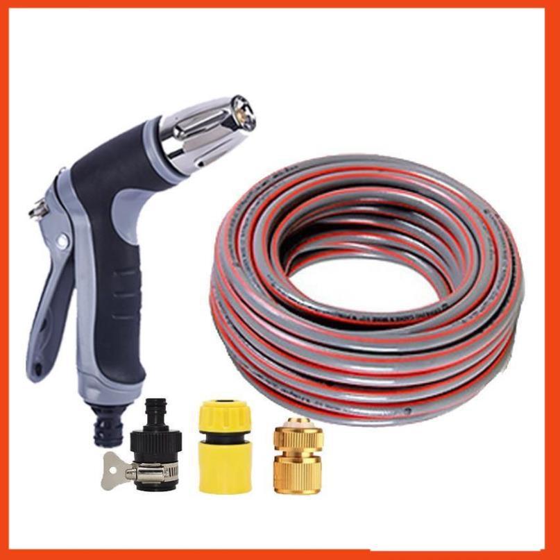 Bộ dây và vòi xịt rửa xe tưới cây tăng áp 3-5M 206817