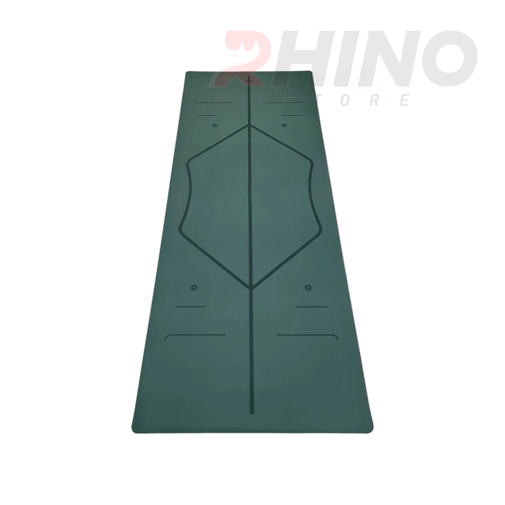 Thảm cao su PU tập yoga 2 lớp 6mm Kèm túi vải xịn Rhino M904 siêu bám, chống trượt, tập gym, thể dục tại nhà