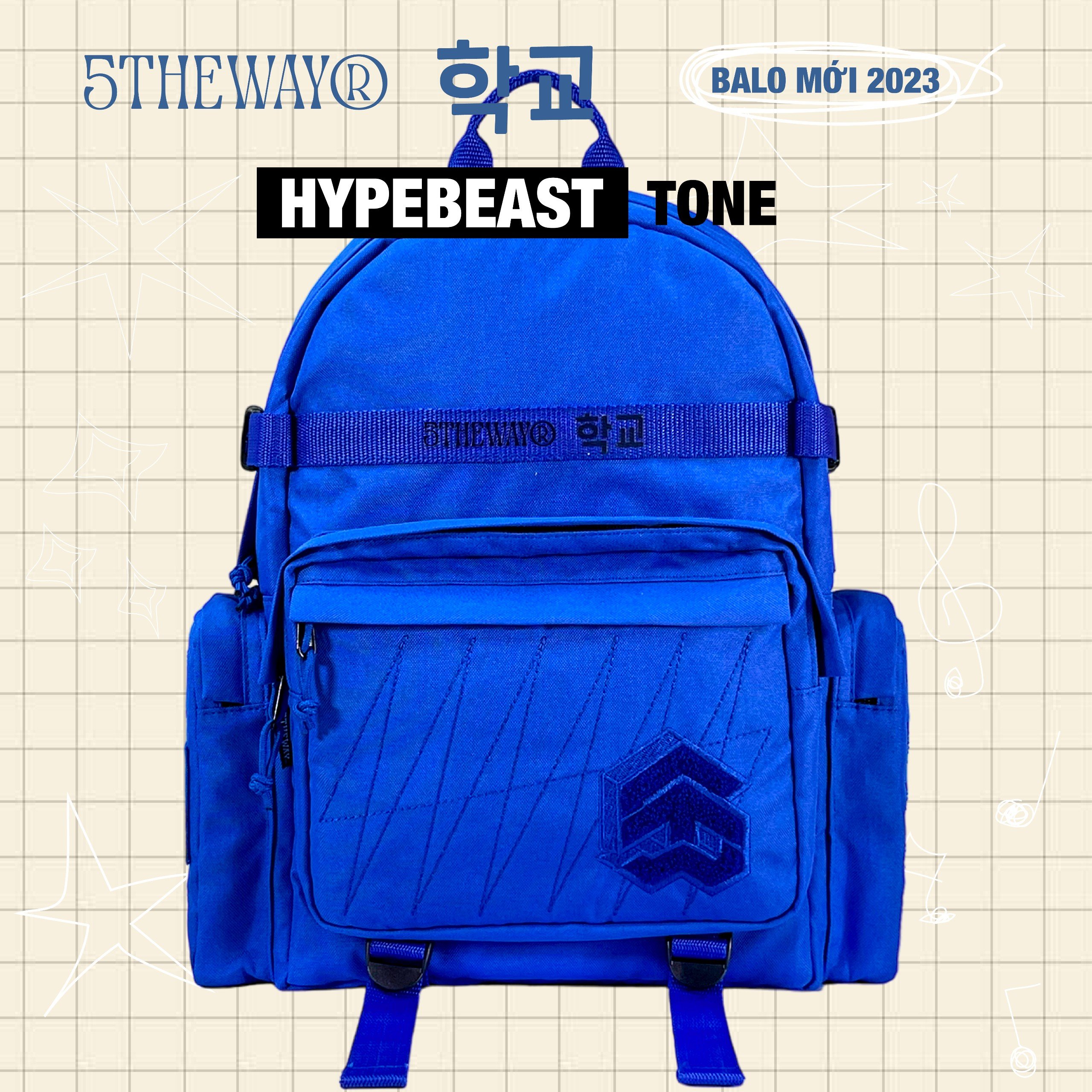 Balo 5THEWAY 학교 HYPEBEAST TONE ROCKET BACKPACK