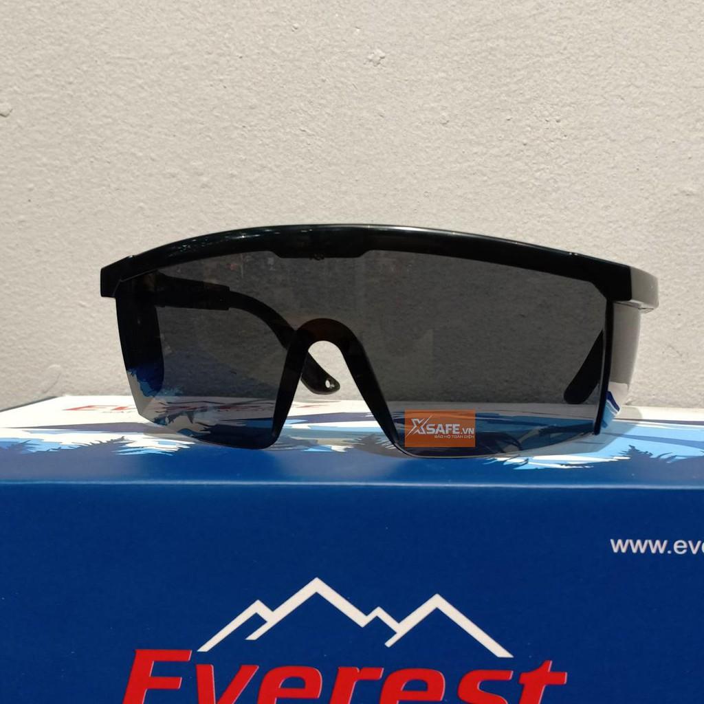 Kính bảo hộ Everest EV105 (2 màu trắng/đen) Kính chống bụi, chống tia UV, chống trầy xước, đọng sương, bảo vệ mắt
