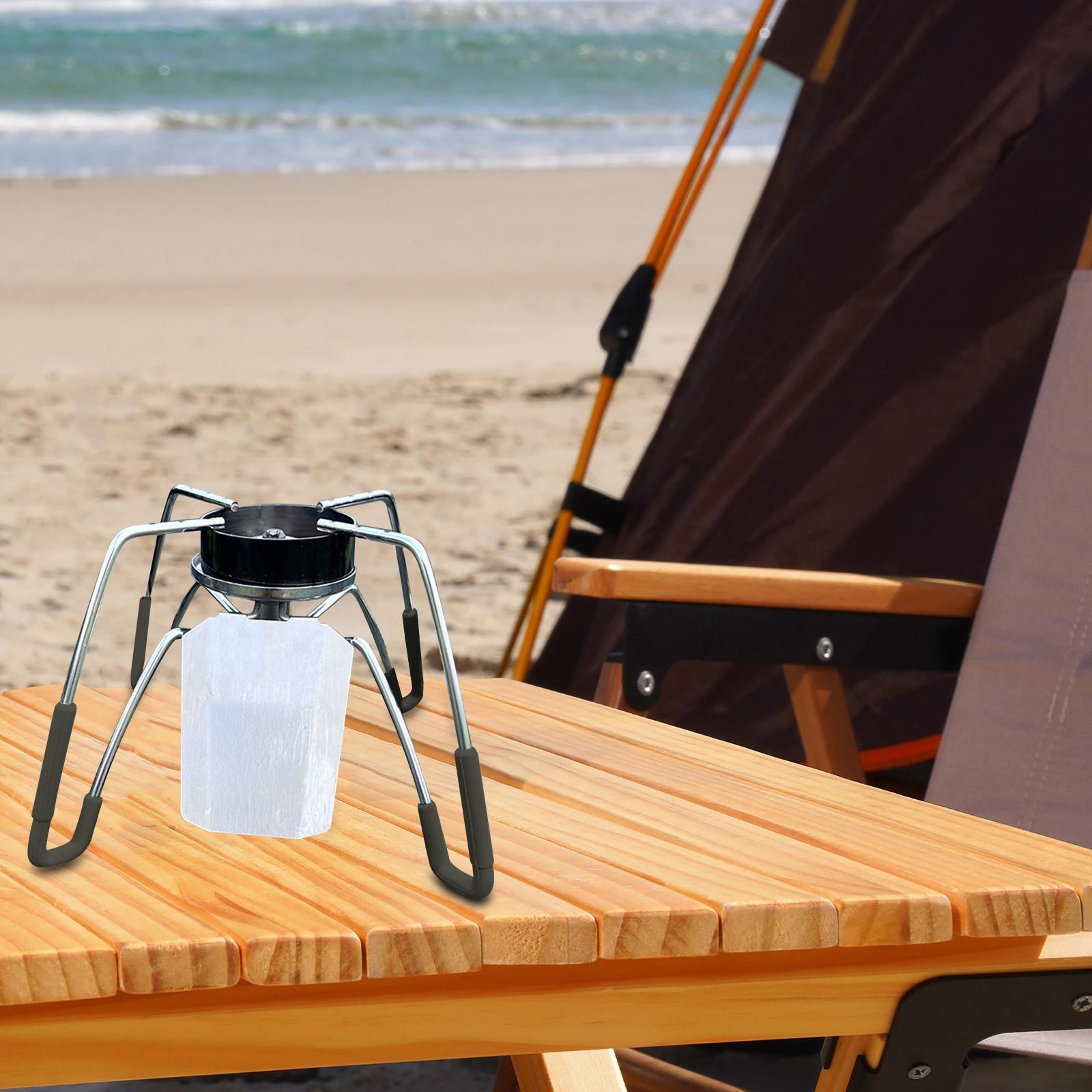 4x Spider  Leg Protector Silicone Tube Anti Scald Practical Durable Anti Slip Furnace Burner Leg Cover for Hiking BBQ Cookware Supplies