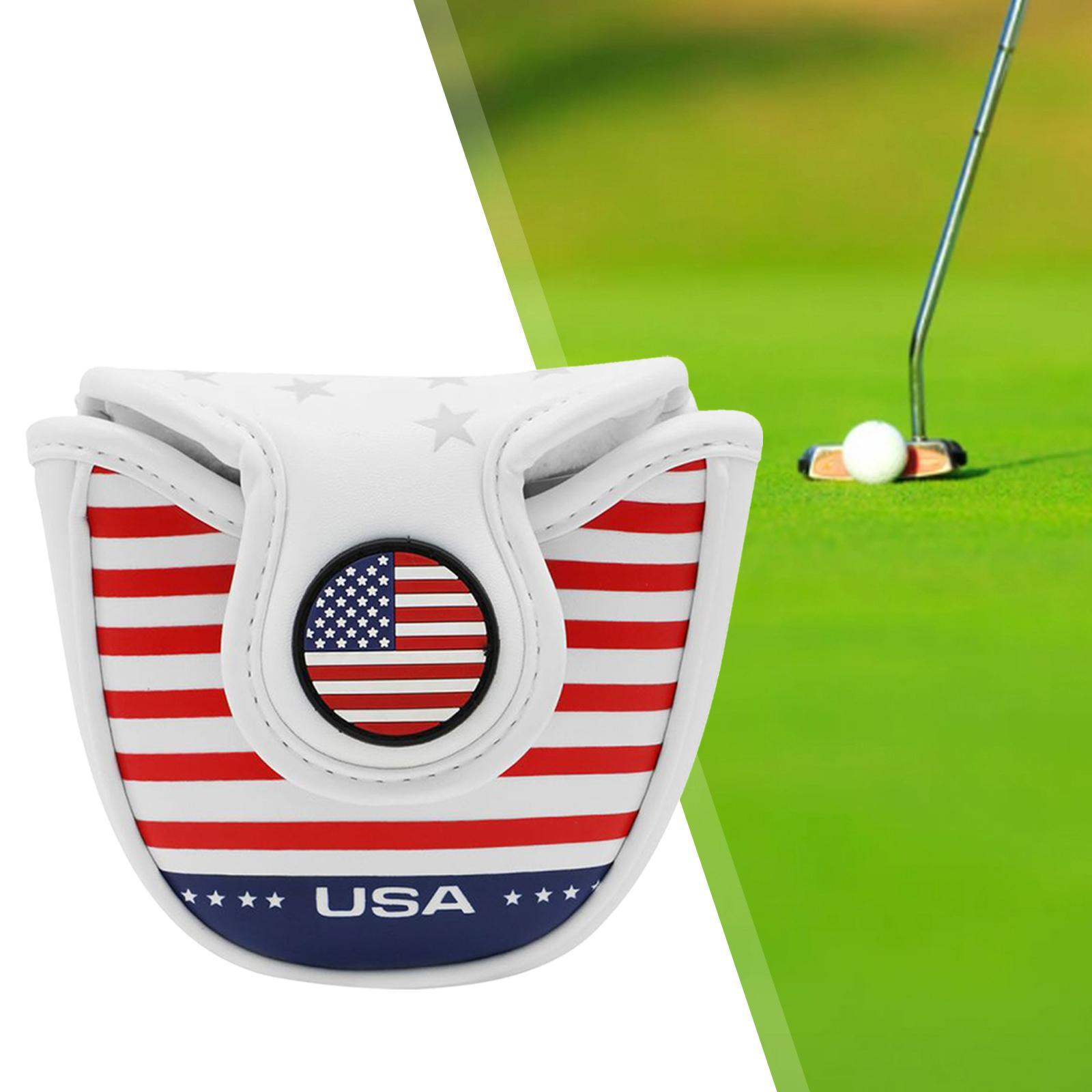 Club Headcover Golf Mallet Putter Head Cover Protector Accessories