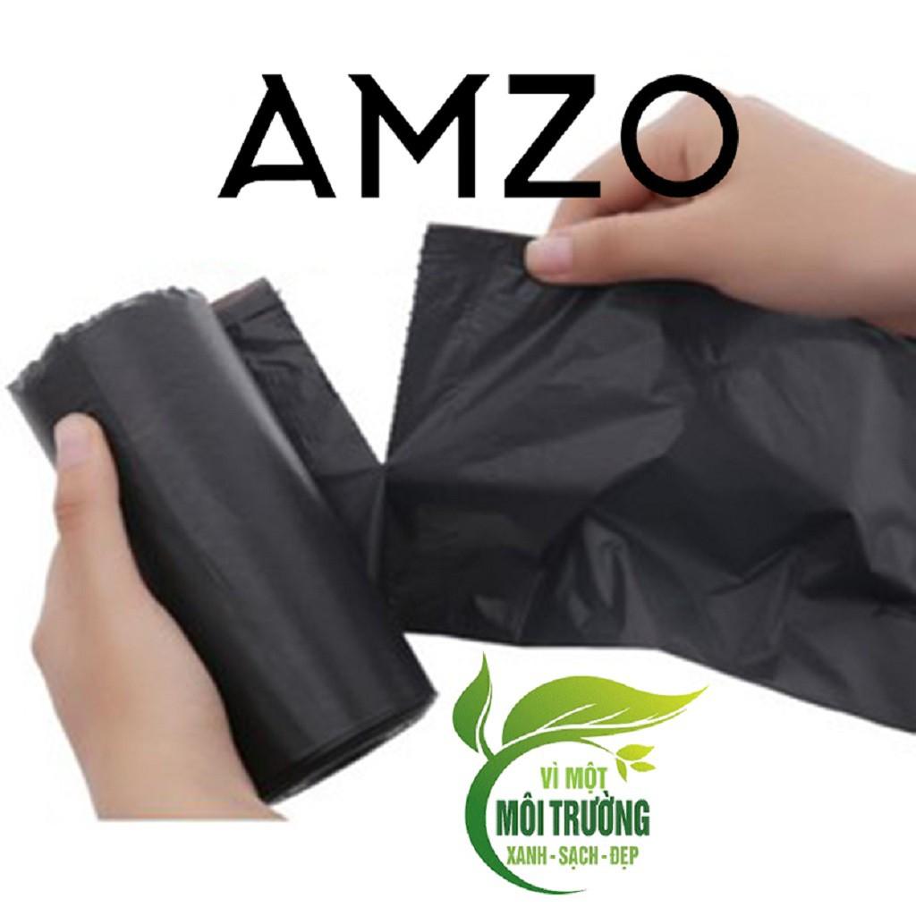 3 cuộn (1kg) túi đựng rác đen, bao rác tự phân hủy sinh học AMZO