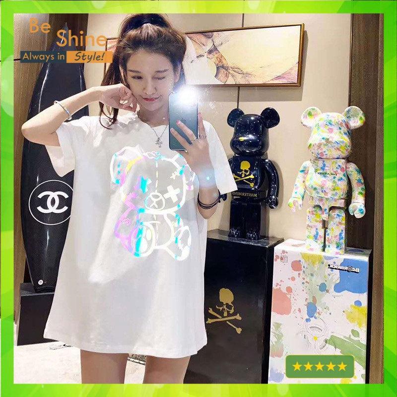 Áo Thun Unisex Form Rộng TEDDY XX , Áo Phông Cotton Cổ Tròn Tay Ngắn Thời Trang Phong Cách Hàng Quốc
